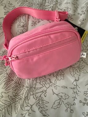 Kids Pink Fanny pack/Sling Bag with Adjustable Strap